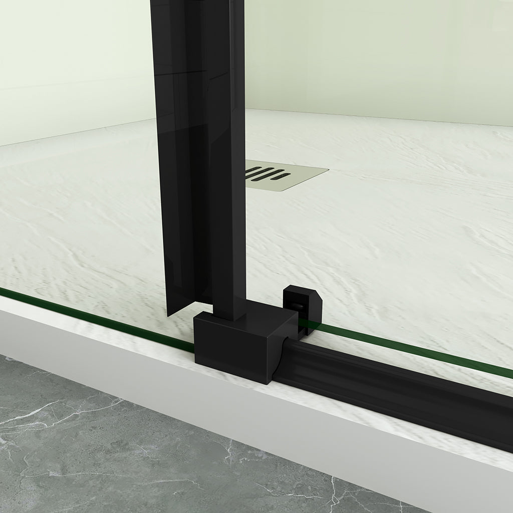 Duschkabine 200 Höhe duschschiebetür glas 100 mit Seitenwand 80 cm duschrückwände badezimmer ideen