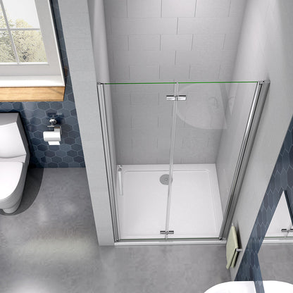 Duschkabine 70 H.185 cm Falttür Nischentür Duschtasse 100x70cm badezimmer ideen