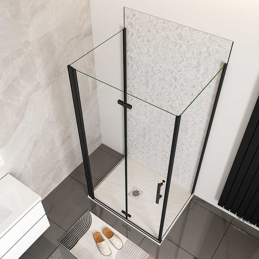 Duschkabine 700x700 H.1950 mm U Form Dusche Falttür für badezimmer