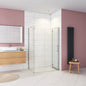 Duschkabine 760x1000 H.1850 mm Falttür mit Seitenwand badezimmer ideen