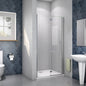 Duschkabine 800 H.1850 mm Falttür Nischentür Duschtasse 1400x800mm Ablaufgarnitur badezimmer ideen