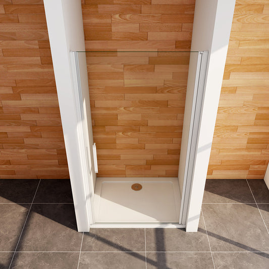 Duschkabine 900 H.1850 mm Drehtür grauweiss Nischentür Duschtasse 900x700mm für badezimmer