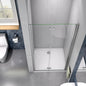 Duschkabine 900 H.1950 mm Falttür Nischentür Duschtasse 900x900mm Ablaufgarnitur für badezimmer