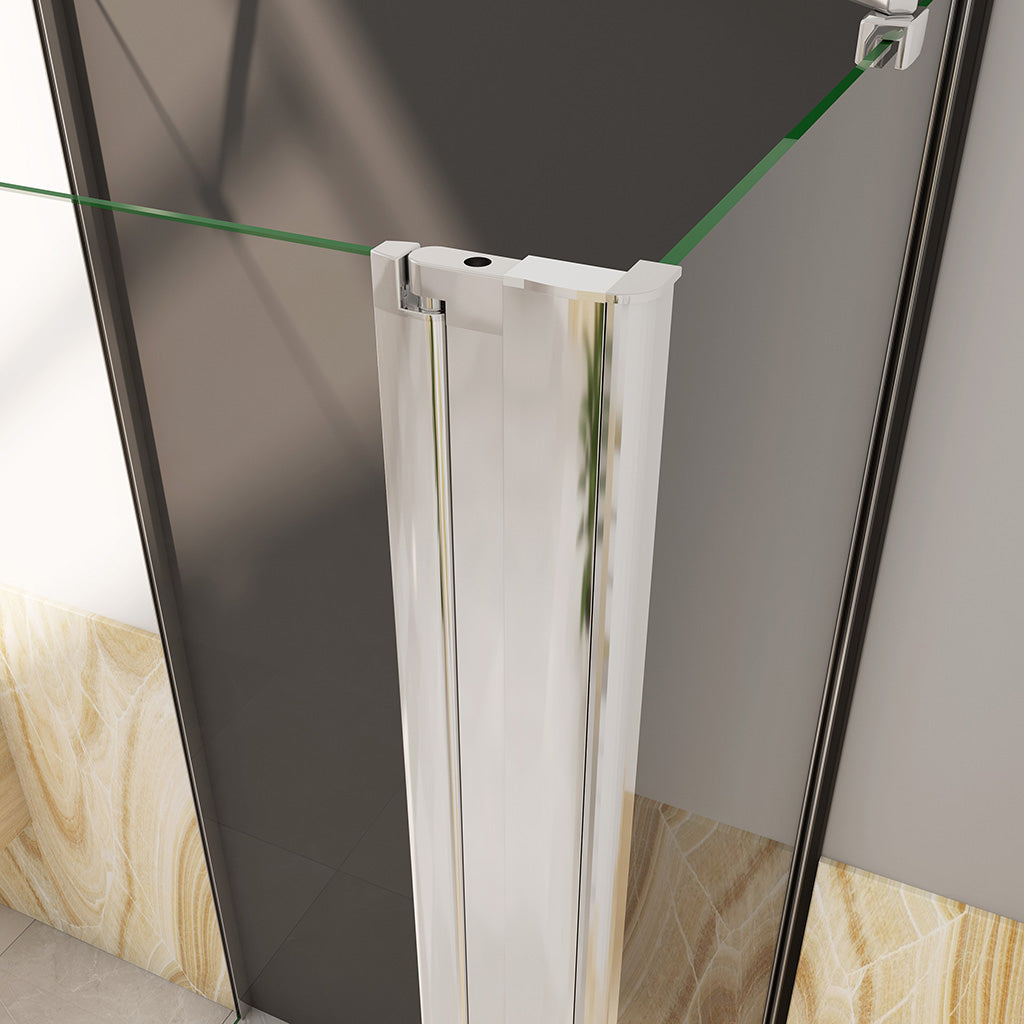 Duschkabine 90x90 zweitürig U Form Dusche H195 cm für badezimmer
