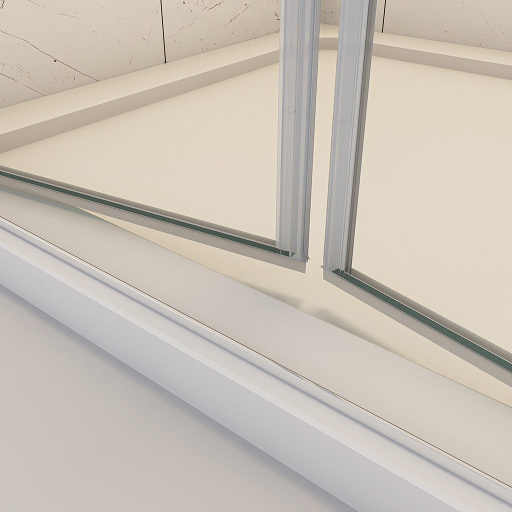 Duschkabine Doppelpendeltüren 80 H195 Duschwanne 140x80 cm badezimmer ideen