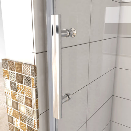Duschkabine Drehtür Nischentür 800xH1850 Duschtasse 800x700 mm für badezimmer