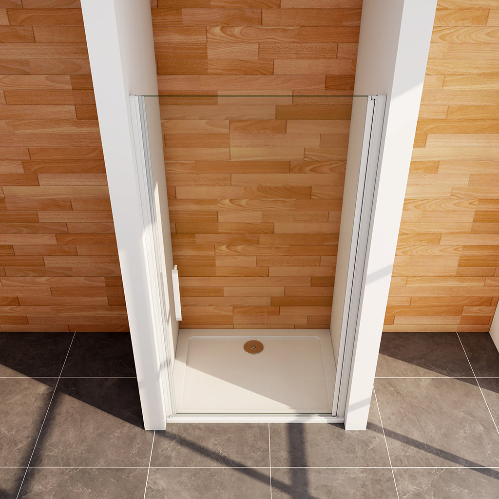 Duschkabine Drehtür grauweiss Nischentür 80xH185 Duschtasse 160x80 cm für badezimmer