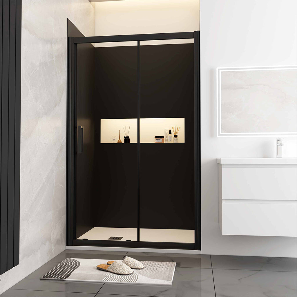 Nischentür MORA 100 X 195 Cm – Schiebetür Aus 8 Mm ESG-Sicherheitsglas Mit Easy-Clean-Beschichtung