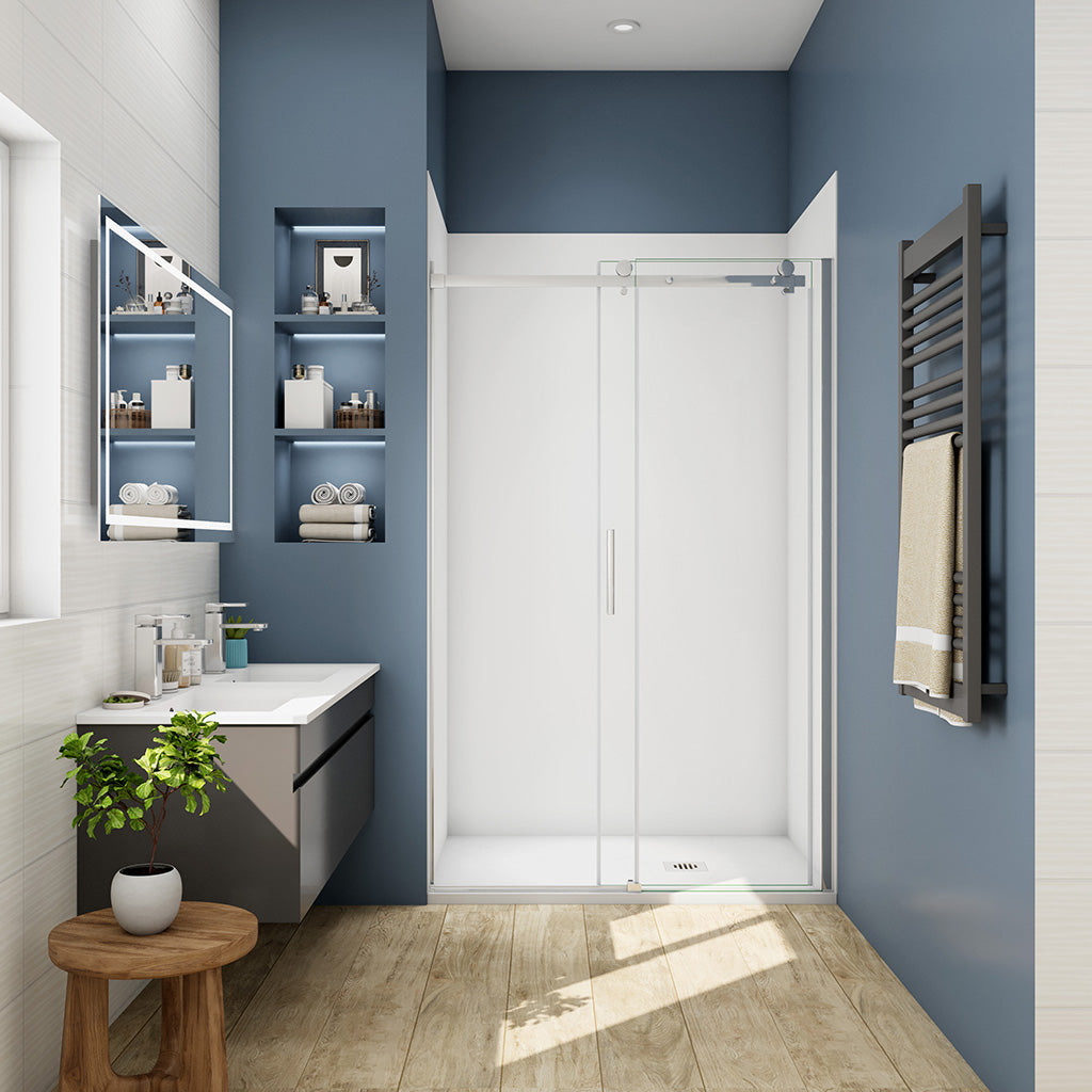 Duschkabine Schiebetür 125 H195 cm badezimmer ideen
