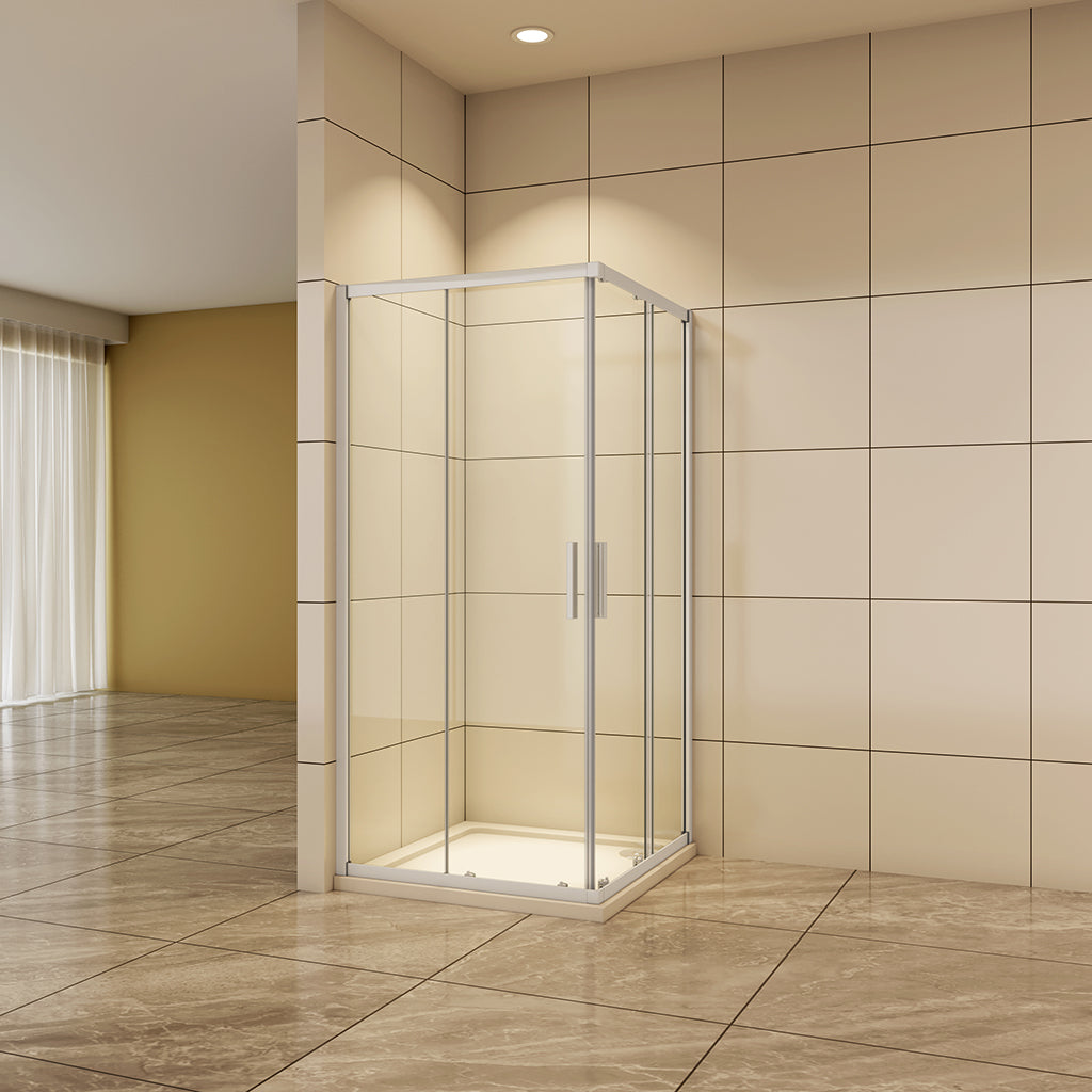 Duschkabine Schiebetür Eckeinstieg 900x900xH1850mm für badezimmer