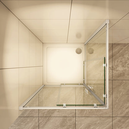 Duschkabine Schiebetür Eckeinstieg 90x90xH185cm
