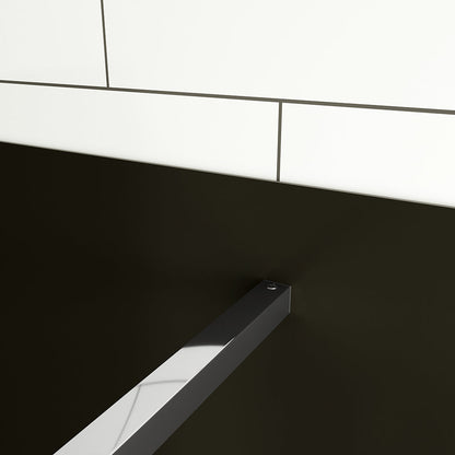 Duschkabine Walk in Duschwänd 1000 mit Stabilisationsstange 900mm Wandverkleidung für badezimmer