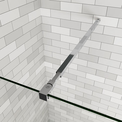 Duschkabine Walk in Duschwänd 72 mit Stabilisationsstange 73-120 cm badezimmer ideen