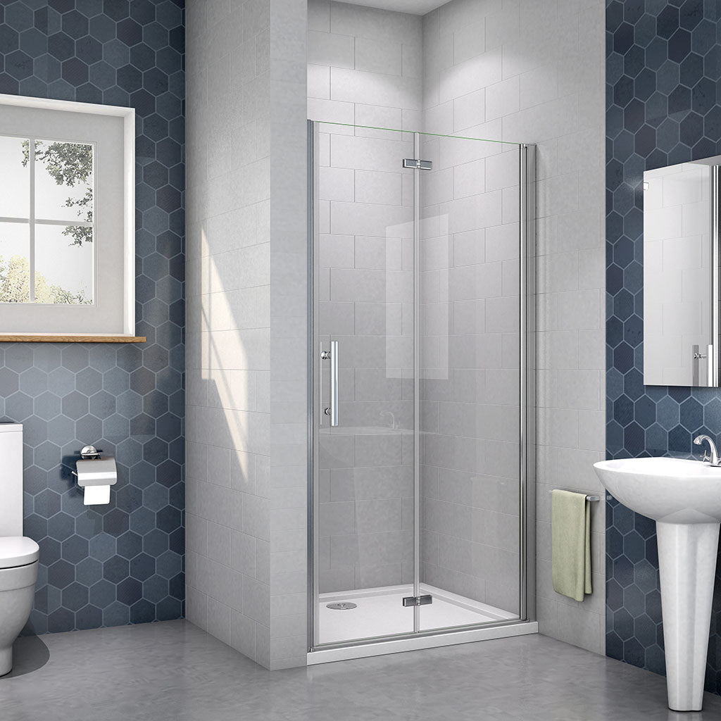 Duschkabine dusche drehfalttür Nischentür 76 H195 cm für badezimmer