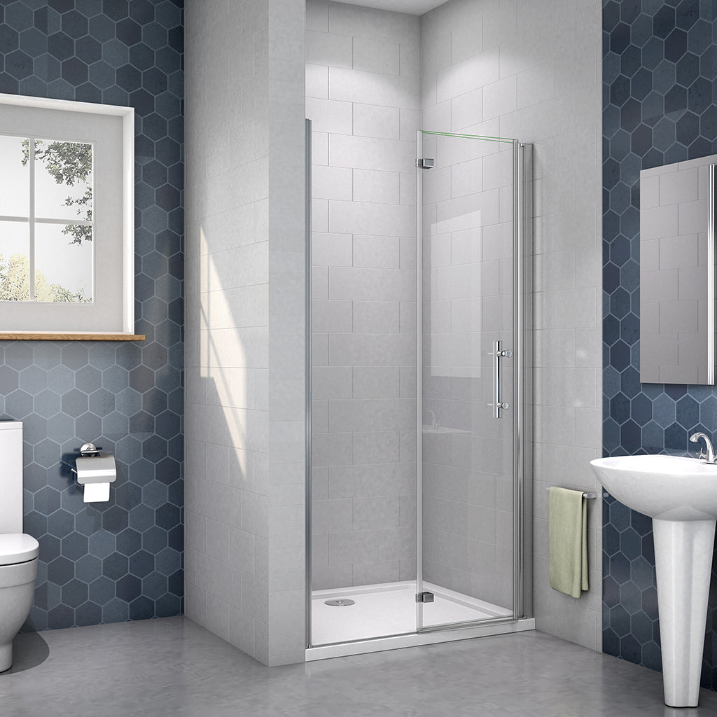 Duschkabine dusche drehfalttür Nischentür 80 H185 cm für badezimmer