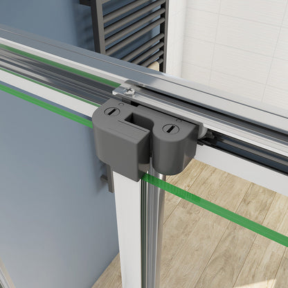 Duschkabine duschschiebetür glas 120 H195 cm badezimmer ideen