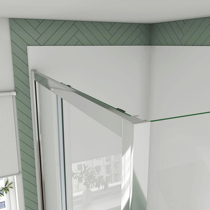 Duschkabinen 190 Höhe duschschiebetür glas 120 mit Seitenwand 90 cm duschrückwände badezimmer ideen