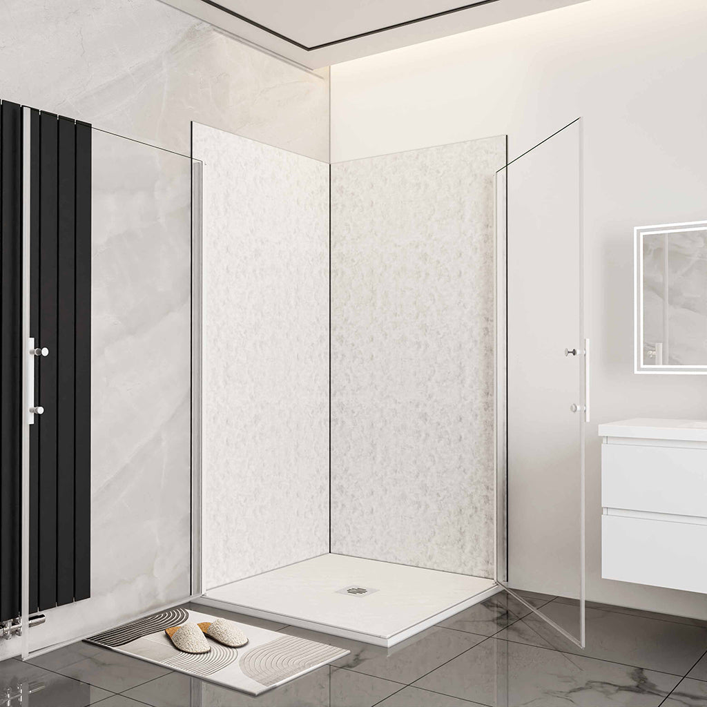 Duschkabinen Drehtür Eckeinstieg 100x90xH185cm badezimmer ideen