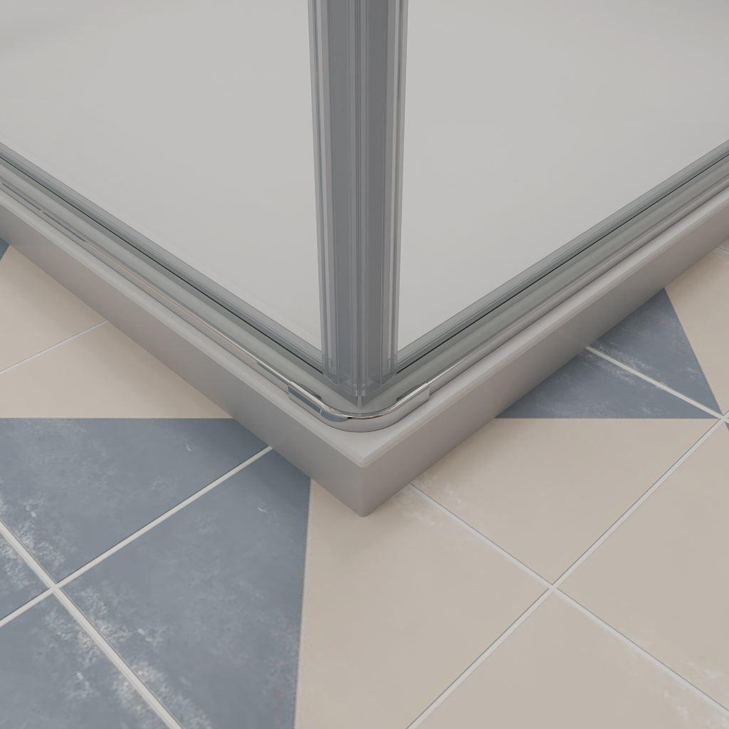 Duschkabinen Drehtür Eckeinstieg 90x80 H195 cm Duschwanne für badezimmer