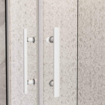 Duschkabinen Drehtür Eckeinstieg 90x90 H185 cm für badezimmer