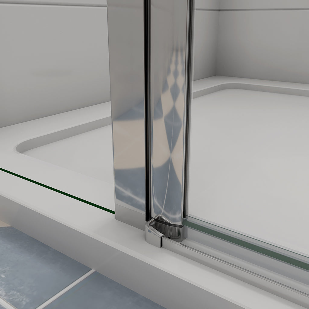 Duschkabinen Drehtür Nische 80 H195 Duschwanne 160x80 cm badezimmer ideen