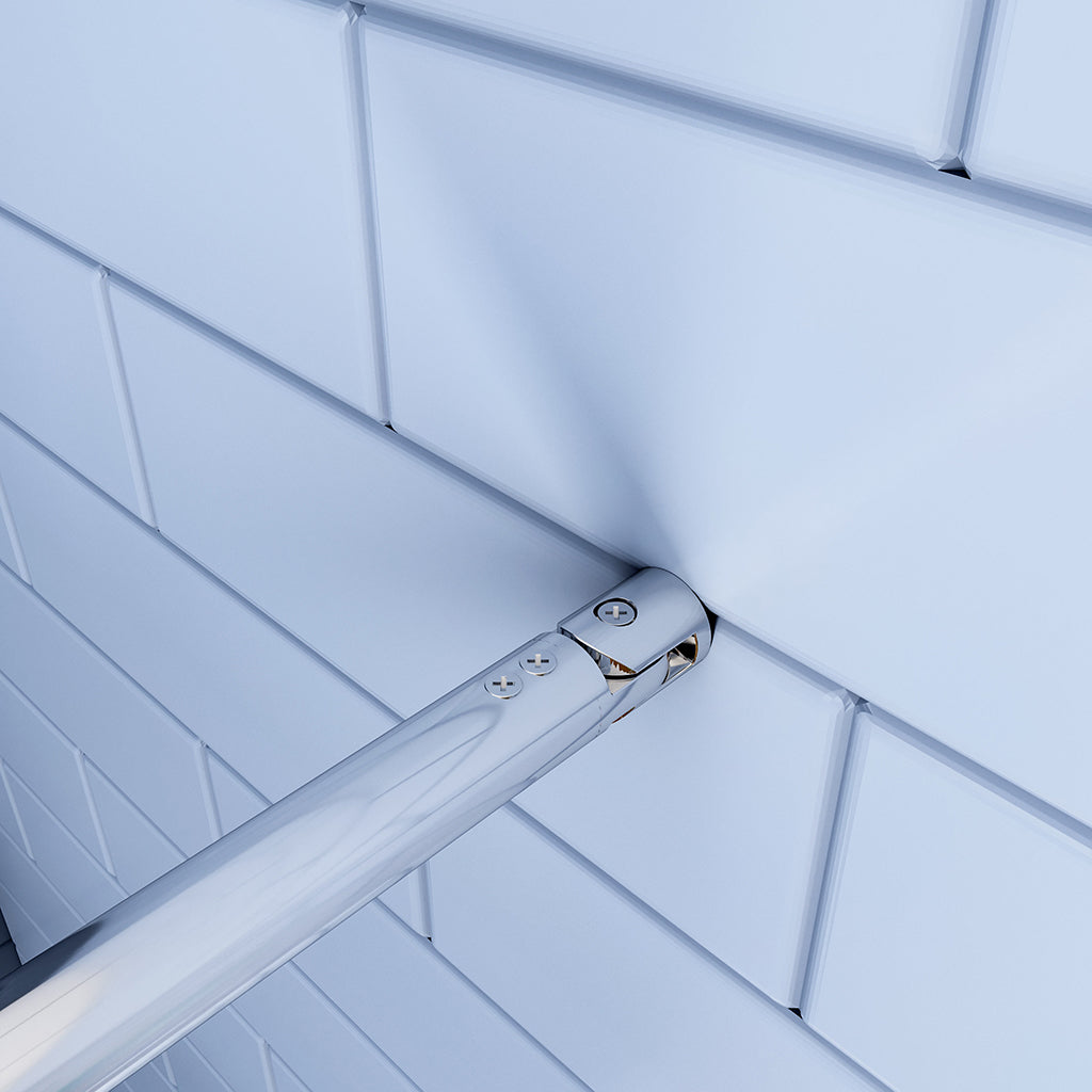 Duschkabinen Walk in Duschwänd 140 mit Stabilisationsstange 70-120 cm badezimmer ideen