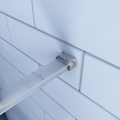 Duschkabinen Walk in Duschwänd 60 mit Stabilisationsstange 90 cm für badezimmer