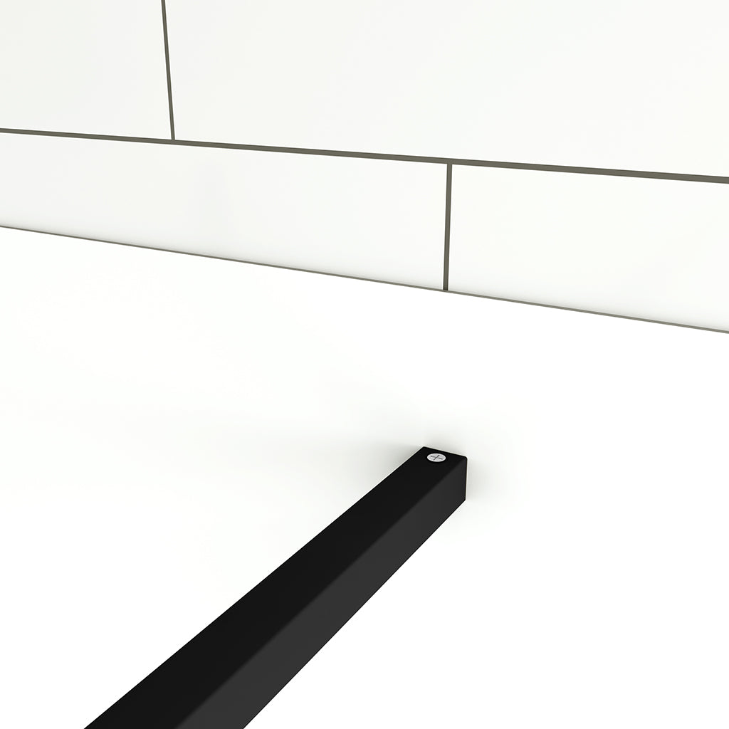 Duschkabinen Walk in Duschwänd 700 mit Stabilisationsstange 900mm Wandverkleidung für badezimmer