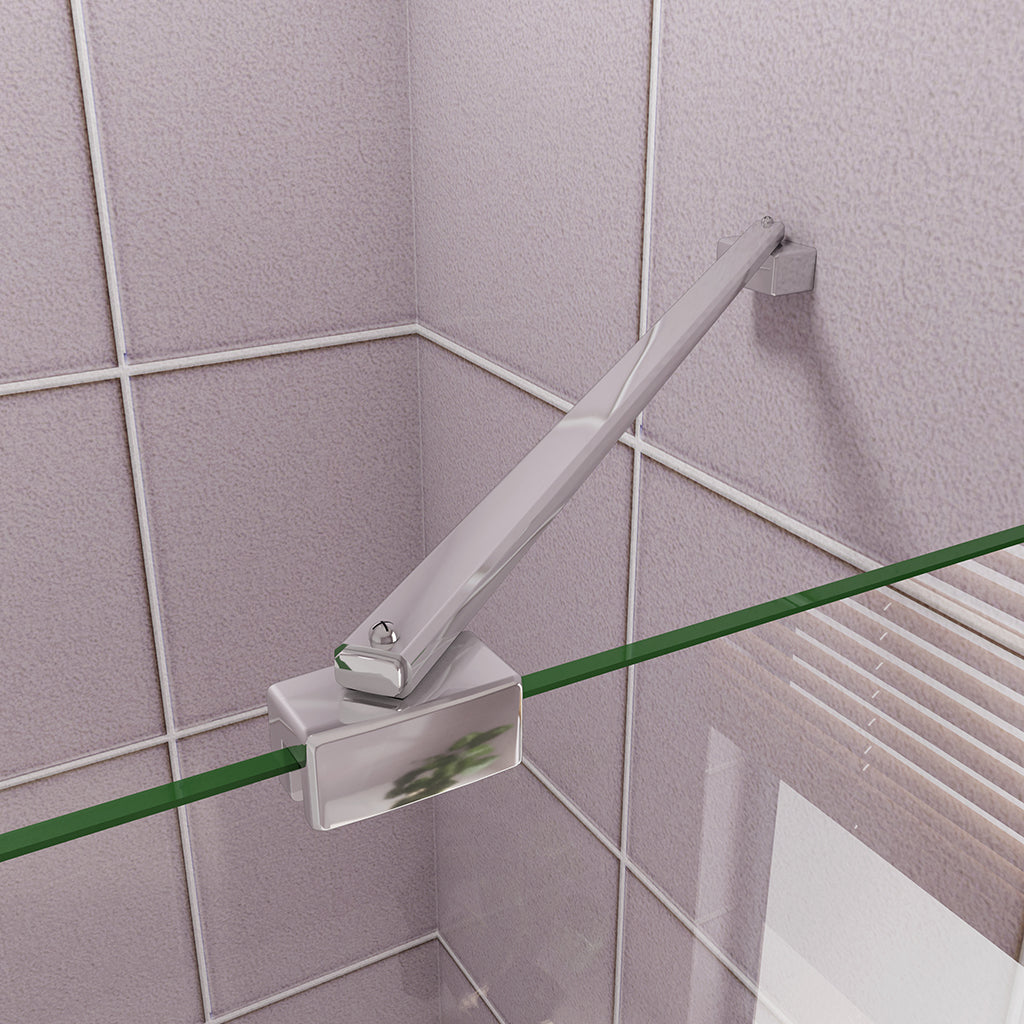Duschkabinen Walk in Duschwänd 900 mit Stabilisationsstange 450 mm für badezimmer