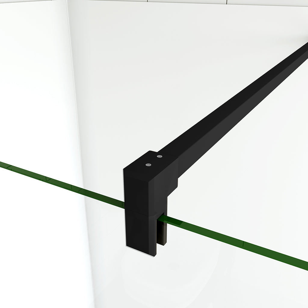 Duschkabinen begehbare dusche duschwand glas 30 cm mit Stabilisationsstange 90 cm duschrückwände für badezimmer