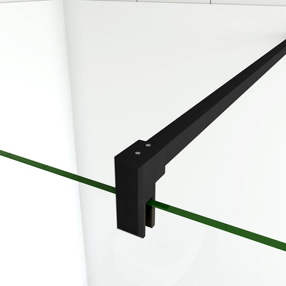 Duschkabinen begehbare dusche duschwand glas 30 cm mit Stabilisationsstange 90 cm duschrückwände für badezimmer