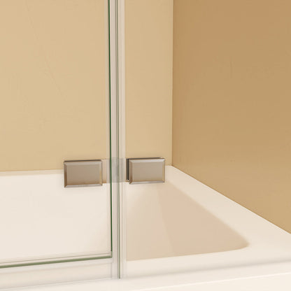 Duschtrennwande duschwand Badewannenaufsatz 100 H140 cm für badezimmer