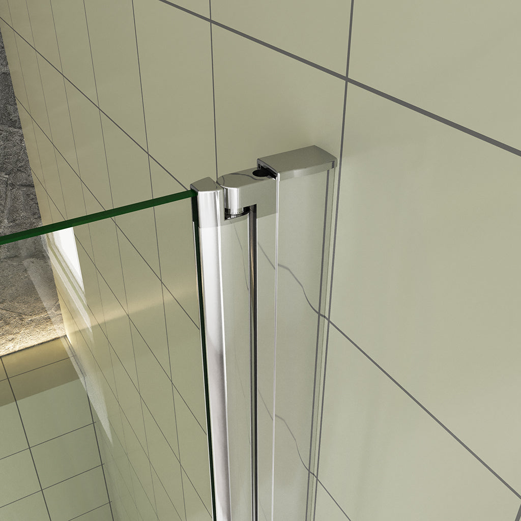 Duschwand Badewannenaufsatz 120 H140 cm dusche DIY badezimmer ideen