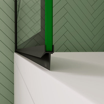 Duschwand Badewannenaufsätz 80 H140 cm dusche badezimmer ideen