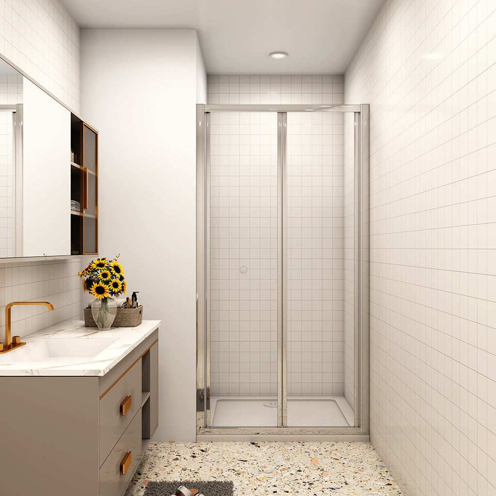 Falttür 800xH.1850 Duschtasse 800x700 mm für badezimmer