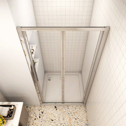 Falttür 900xH.1850 Duschtasse 900x900 mm badezimmer ideen