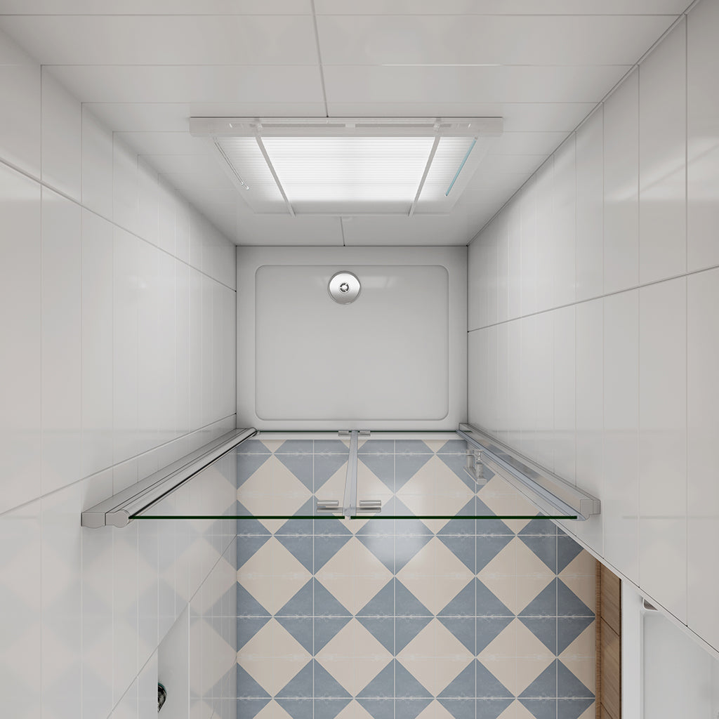 Falttür Nischentür 100 H197 Duschwanne 100x90 cm Duschablauf für badezimmer
