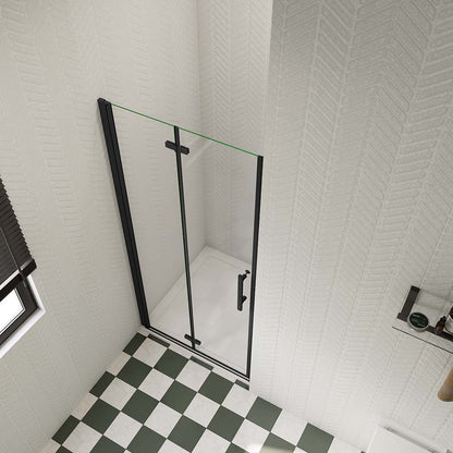 Falttür Nischentür 80xH.185 Duschtasse 80x76 cm Ablaufgarnitur für badezimmer