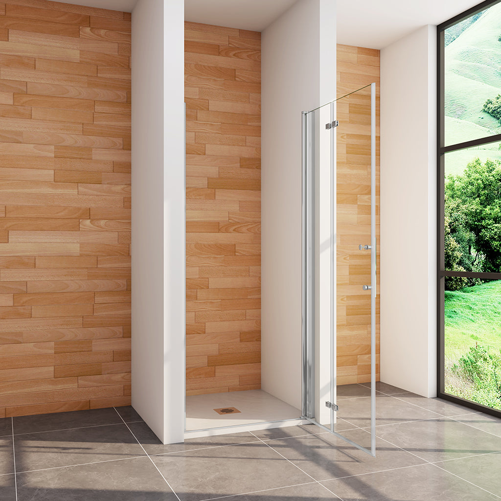 Falttür Nischentür 90 H197 cm für badezimmer