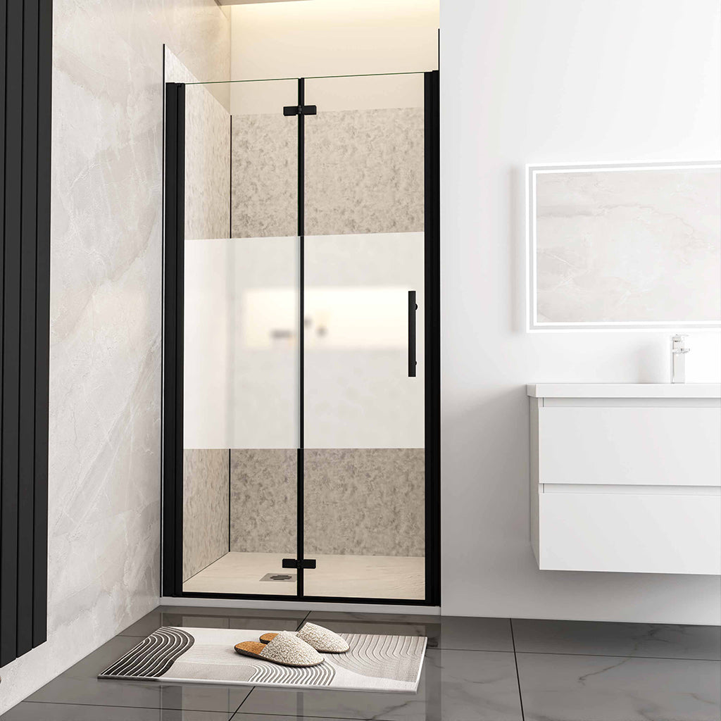 Falttür Schutzfolie Nischentür 120 H195 cm badezimmer ideen