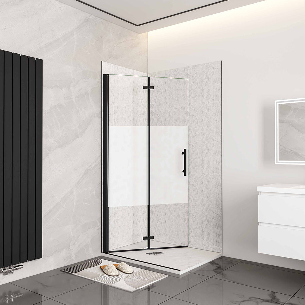 Falttür begehbare dusche 86 H195 cm für badezimmer
