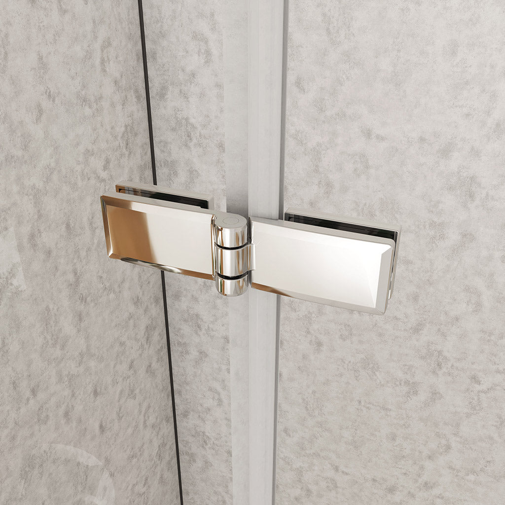 FalttürWalk in dusche 116 H1950 mm für badezimmer