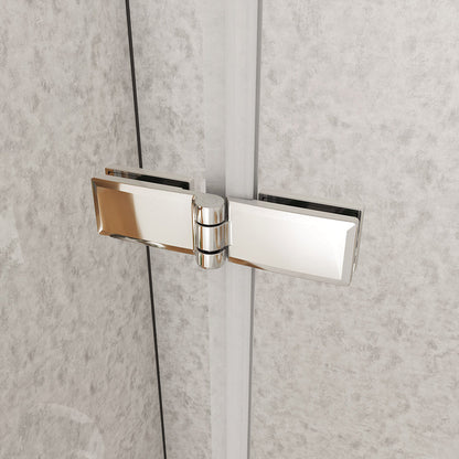 FalttürWalk in dusche 116 H1950 mm für badezimmer
