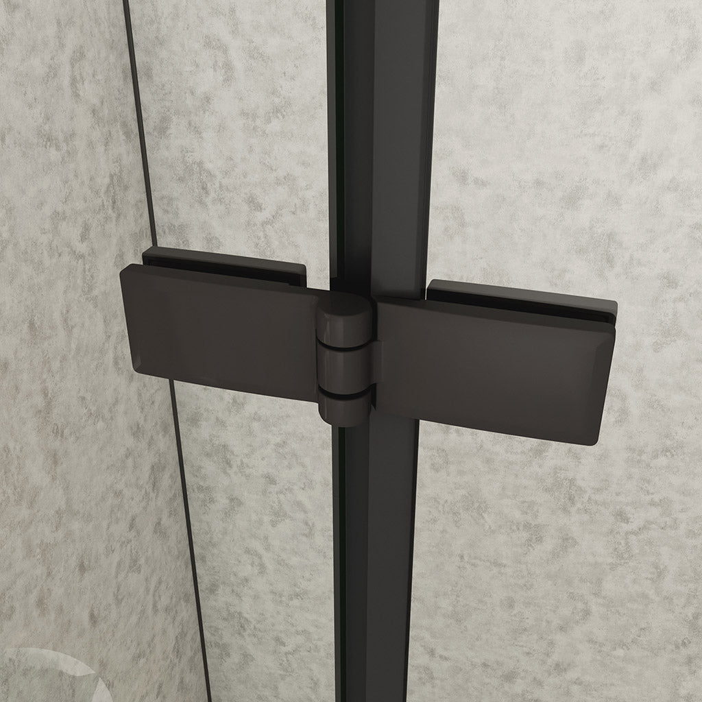 Falttürbegehbare dusche 86 H185 cm
