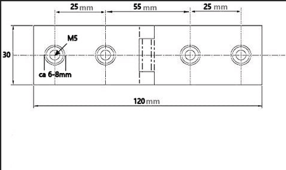 Zubehör - Scharnier für HPK/ VS2E/ VS3E/ HQK/ HQX / HK