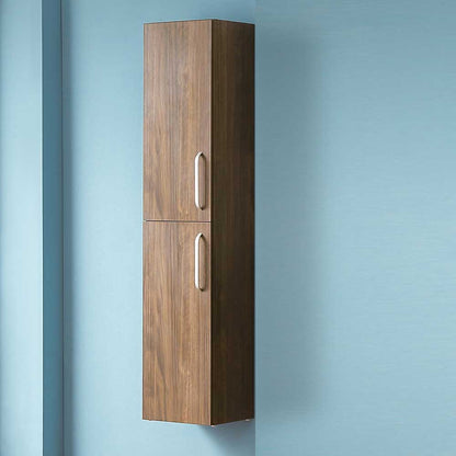 Hochschrank mit 5 Schichte 142×30×26.8 cm Hängeschrank Softclose Walnuss