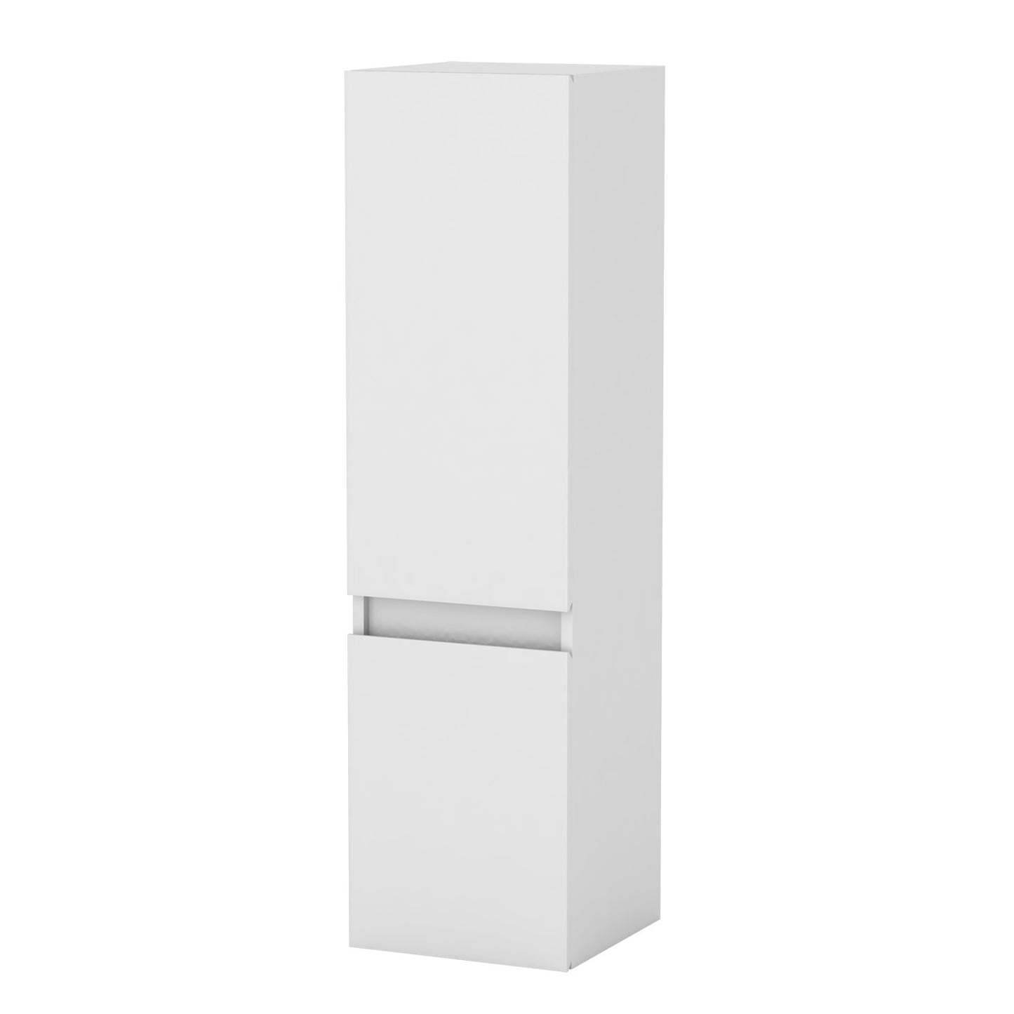 Hochschrank 110 cm hoch Hängeschrank Softclose Weiß-B