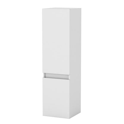 Hochschrank 110 cm hoch Hängeschrank Softclose Weiß-B