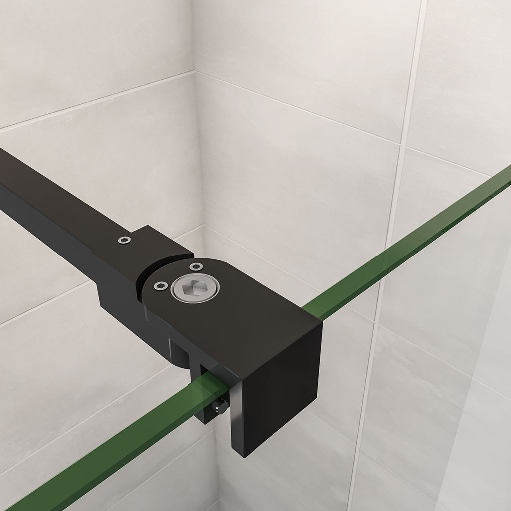 Glasdusche 10mm Walk in Duschwand 700 mit Stabilisationsstange 730-1200mm badezimmer ideen