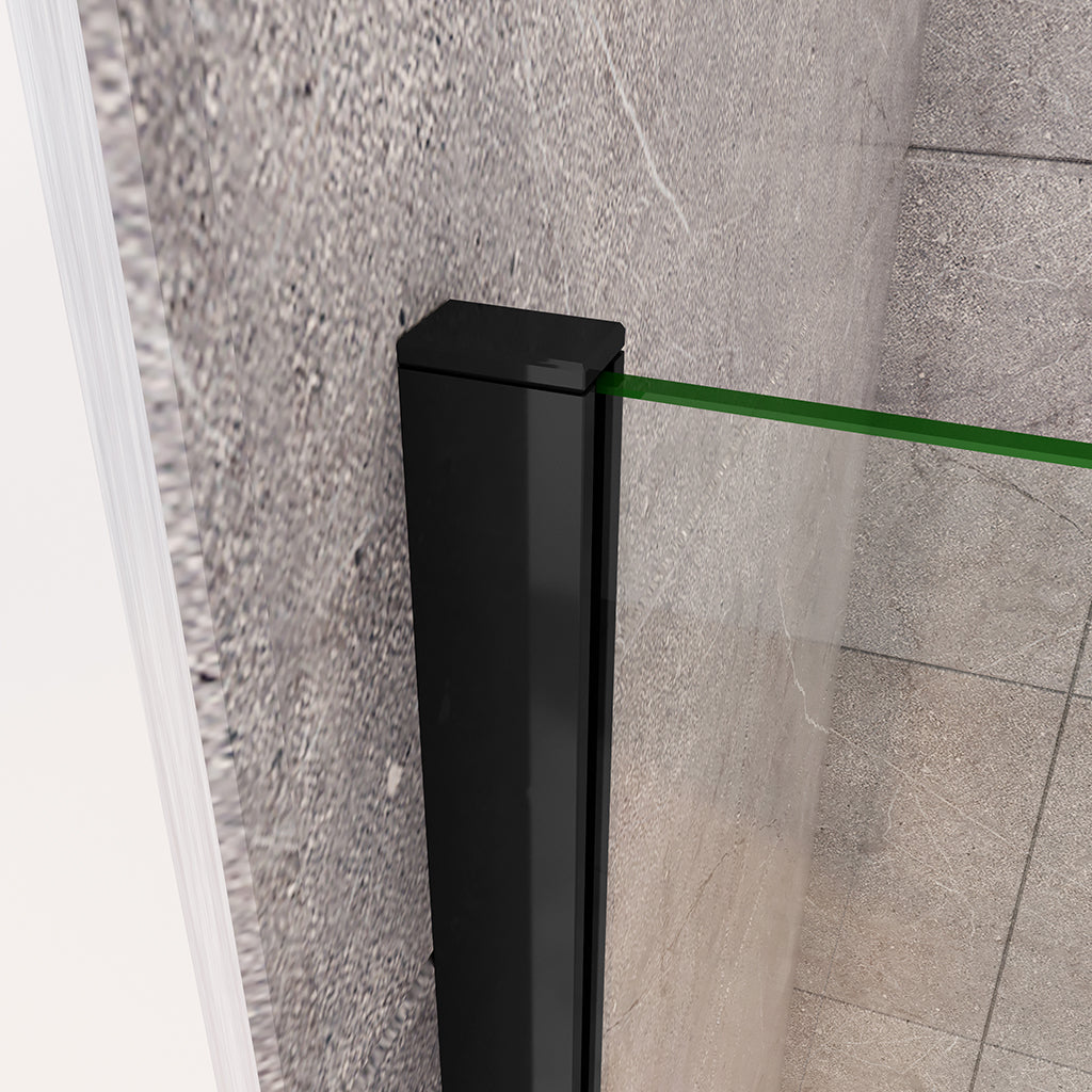 Glasdusche 1cm Walk in Duschwand 140 H200 cm